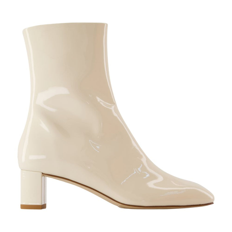 Aeyde calfskin ankle boot in white