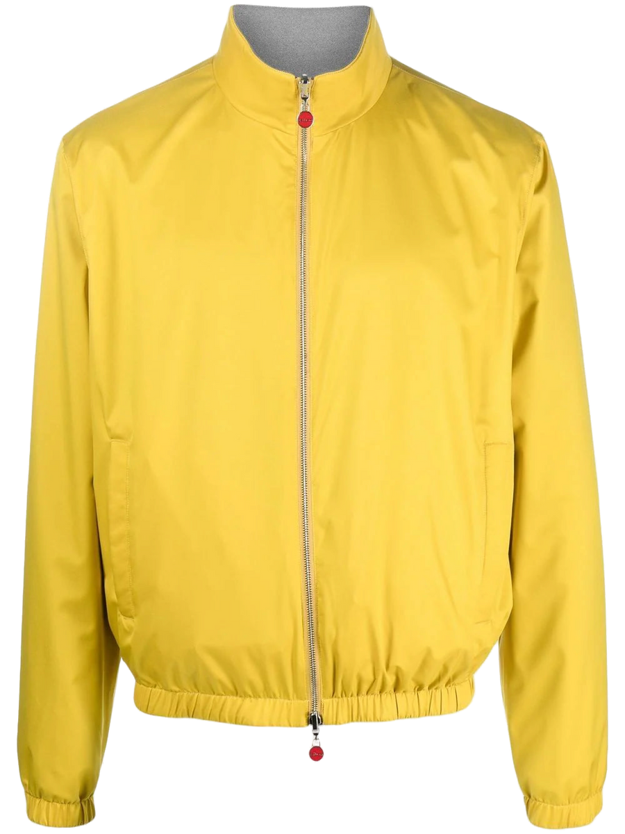 Kiton Polyester 100% jacket in yellow