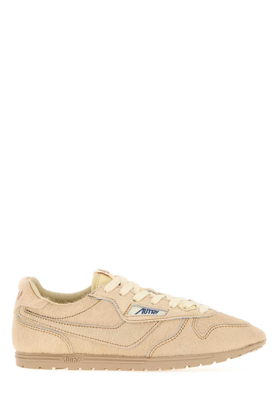 Autry Exterior: 100% Suede sneaker in beige