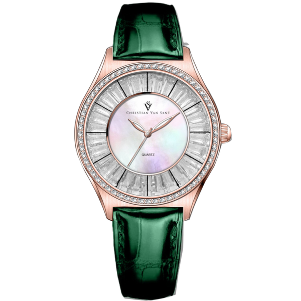 Christian Van Sant Stainless steel case watch in rose gold