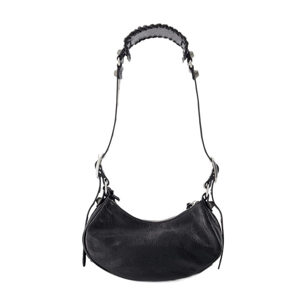 Balenciaga Lambskin shoulder bag in black