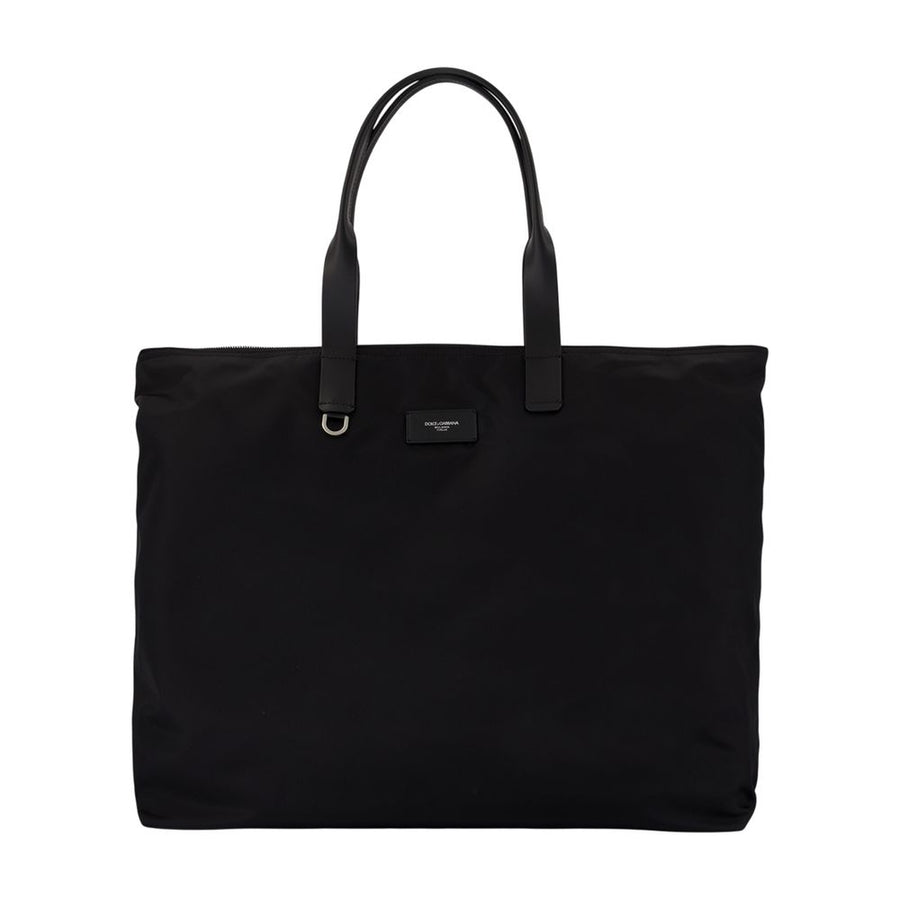 Dolce&Gabbana calfskin tote bag in black
