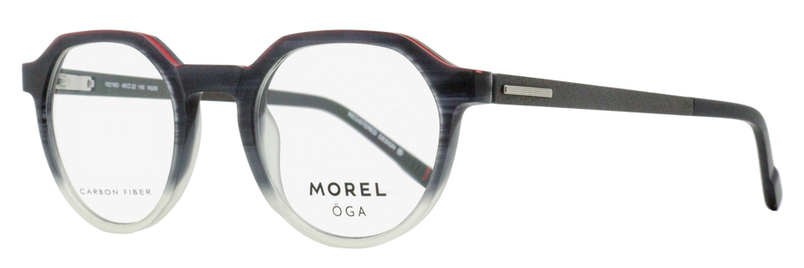 Morel Oga Kalmar Eyeglasses 10219o Ng06 Matte Gray-Red 49mm Gray/red