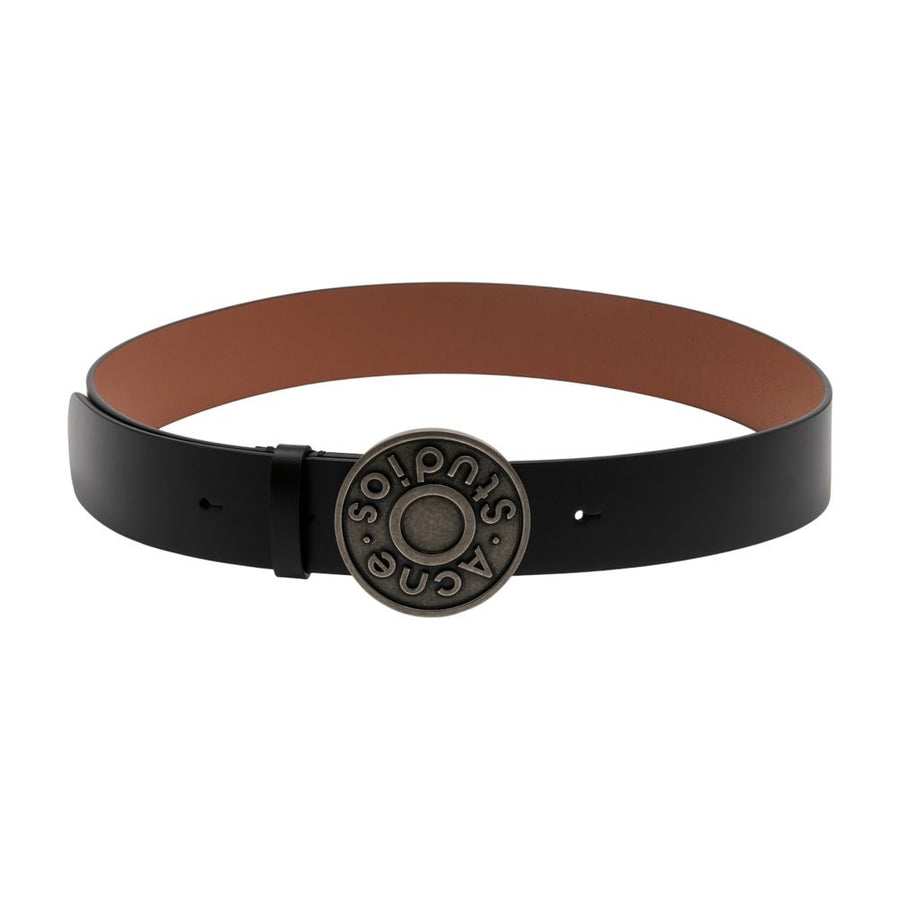 Acne Studios calfskin belt in black