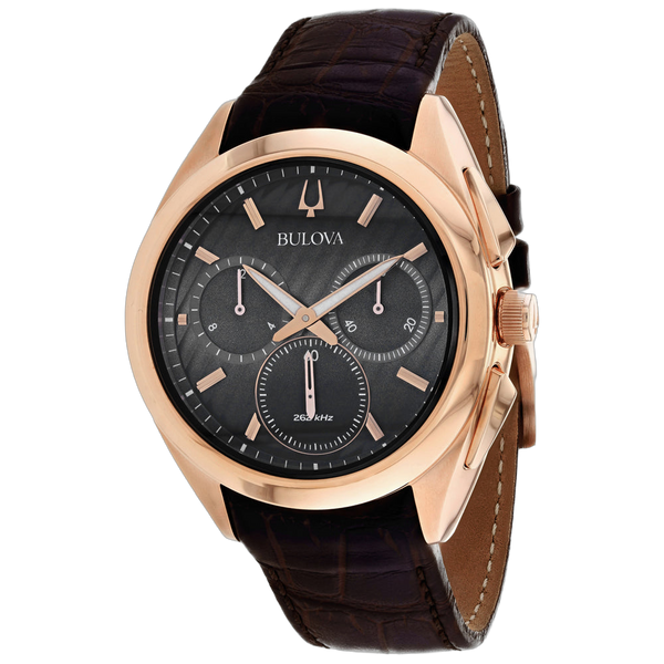 Bulova Stainless steel case watch in black