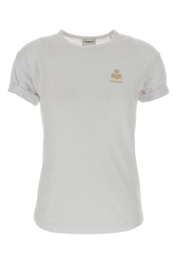 Isabel Marant Etoile 100% Linen t-shirt in white