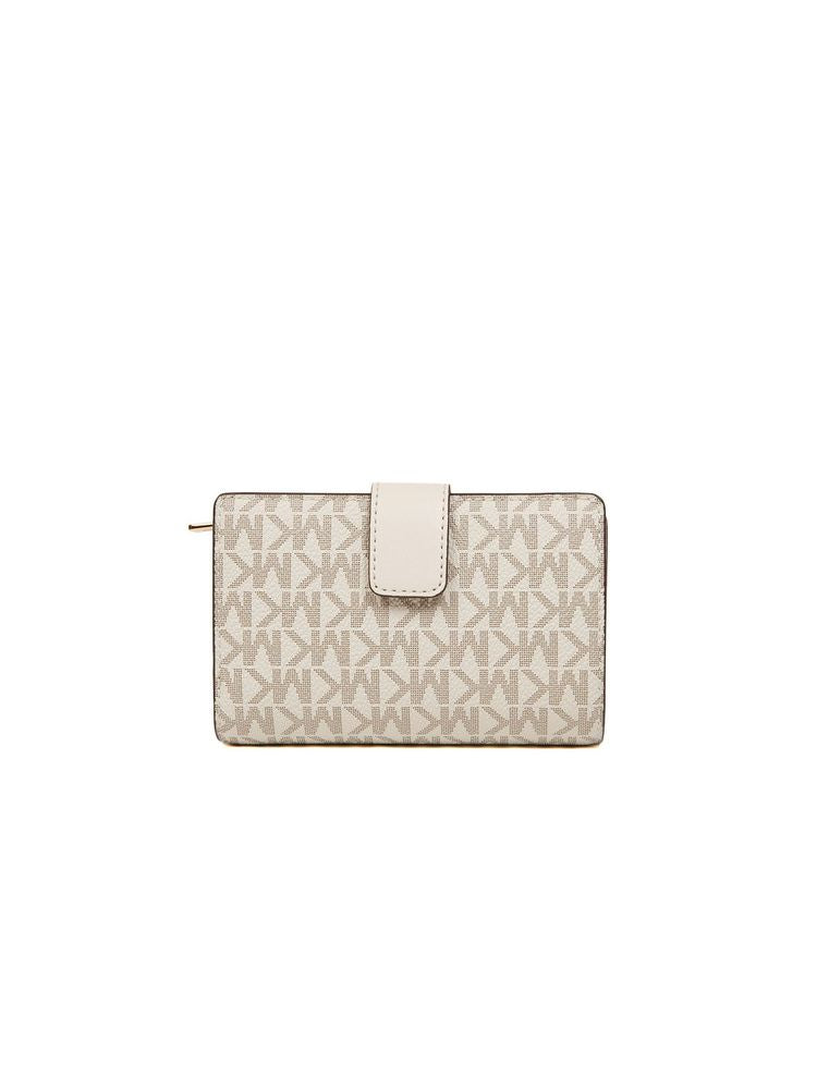 Michael Kors 100% Polyvinyl Chloride wallet in beige