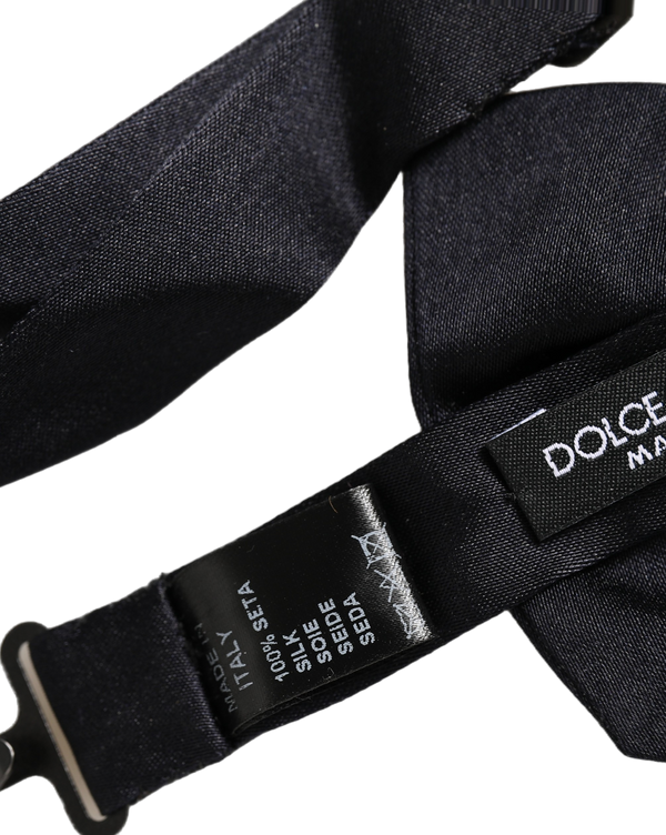 Dolce & Gabbana 100% Silk bow tie in black