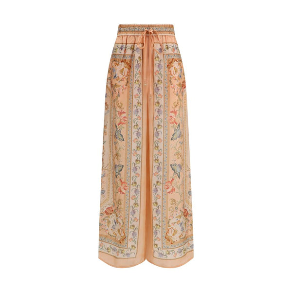 Zimmermann 100% Silk trousers in beige