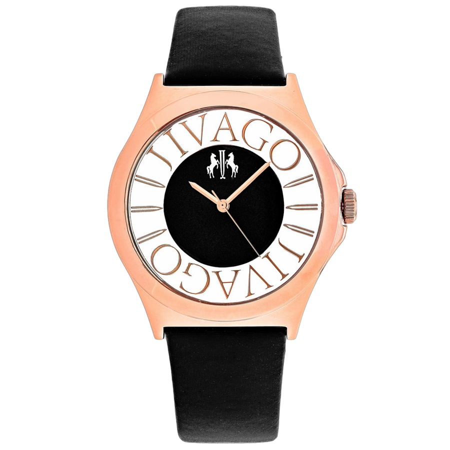 Jivago Stainless steel case watch in rose gold