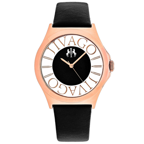 Jivago Stainless steel case watch in rose gold