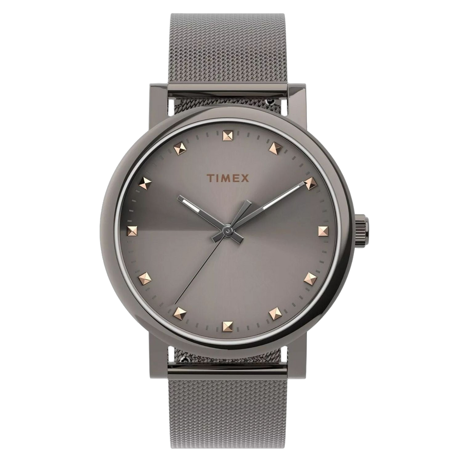 Timex Stainless steel case watch in gray
