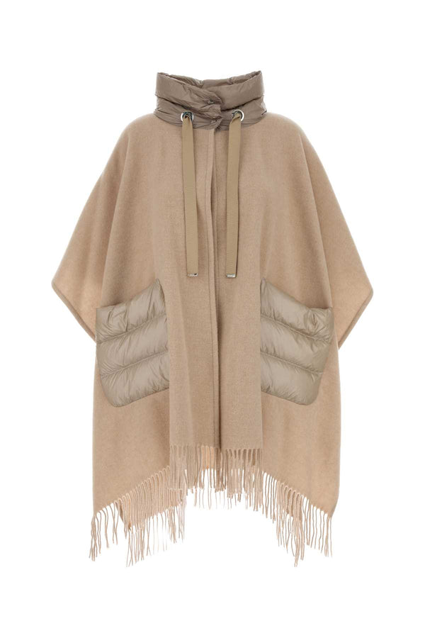 Pink Wool Blend Cape Nuovo Chantilly Exterior: Cashmere Sciarpe E Foulard