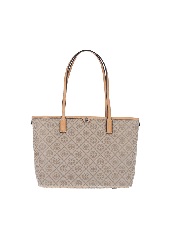 Tory Burch 56% Cotton tote bag in white