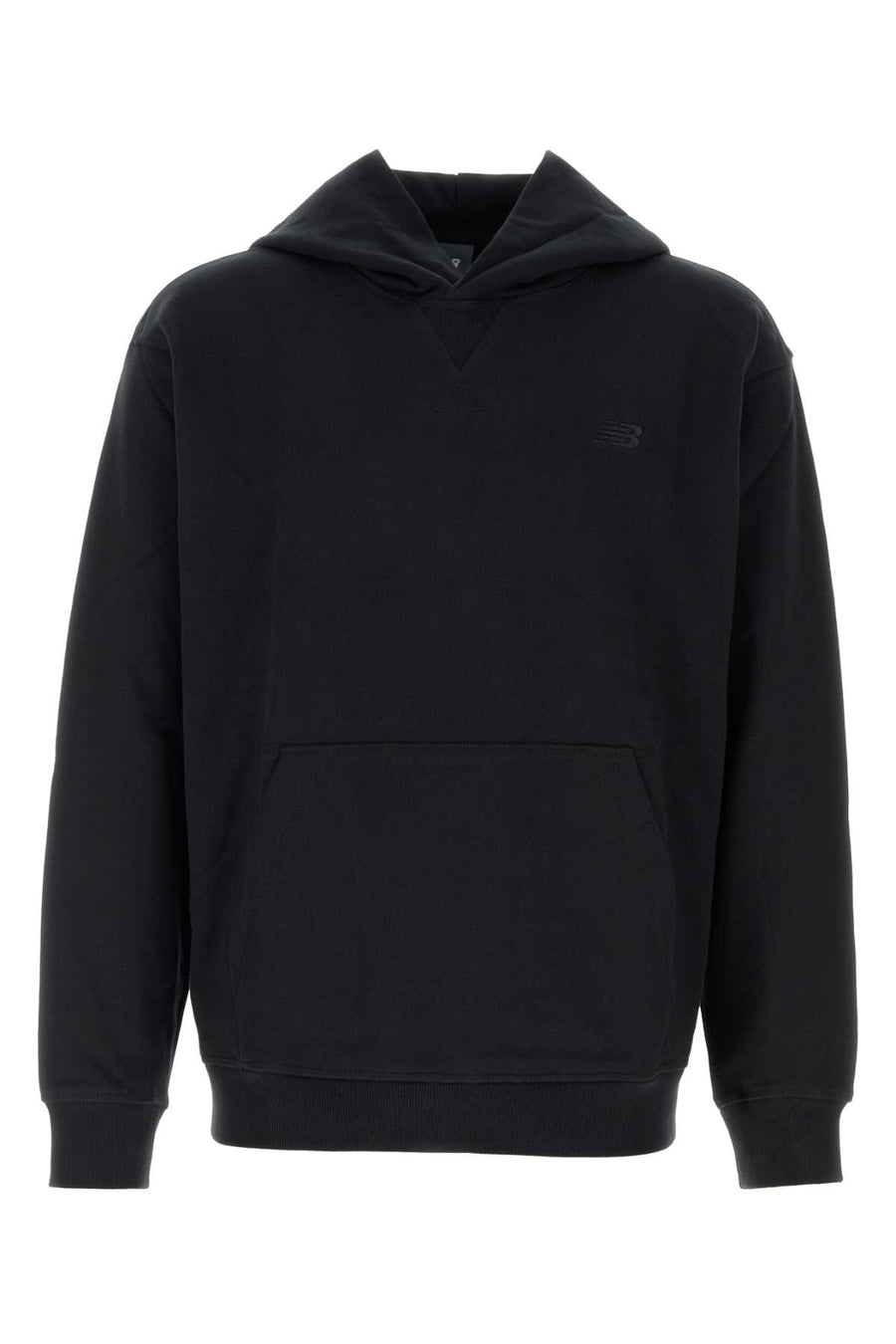 Black Cotton Sweatshirt Exterior: Felpe