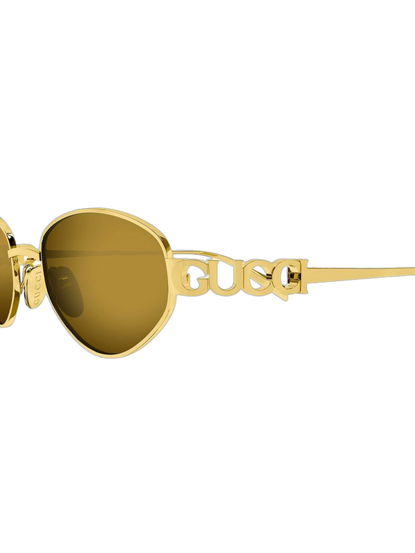 Gucci GG1935S Metal frame sunglasses in gold