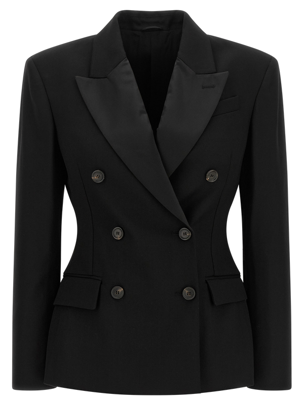 Black Virgin Wool Blazer Clothing