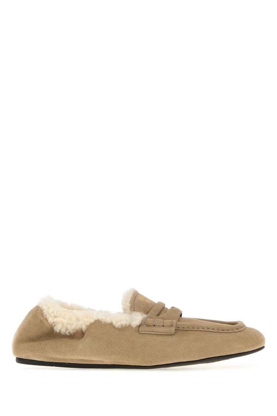 Beige Suede Loafers Deserto Mocassini