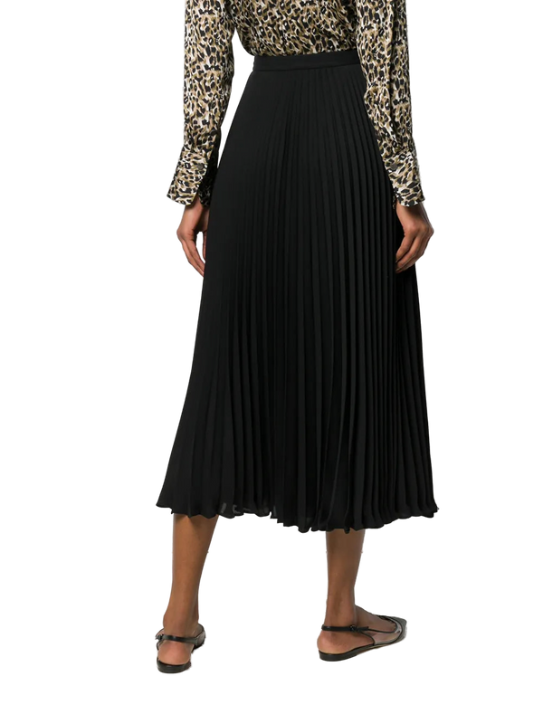 Valentino Silk skirt in black