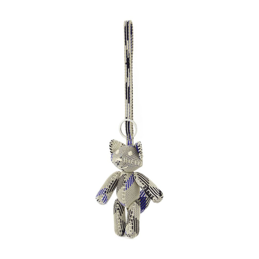 Knit Foxy Keychain - Burberry Cotton Neutral Accessories / Keychains