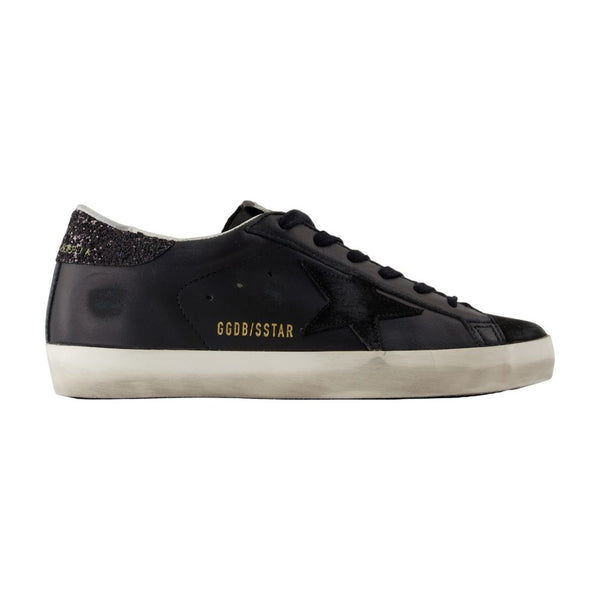 Golden Goose Deluxe Brand calfskin sneaker in black