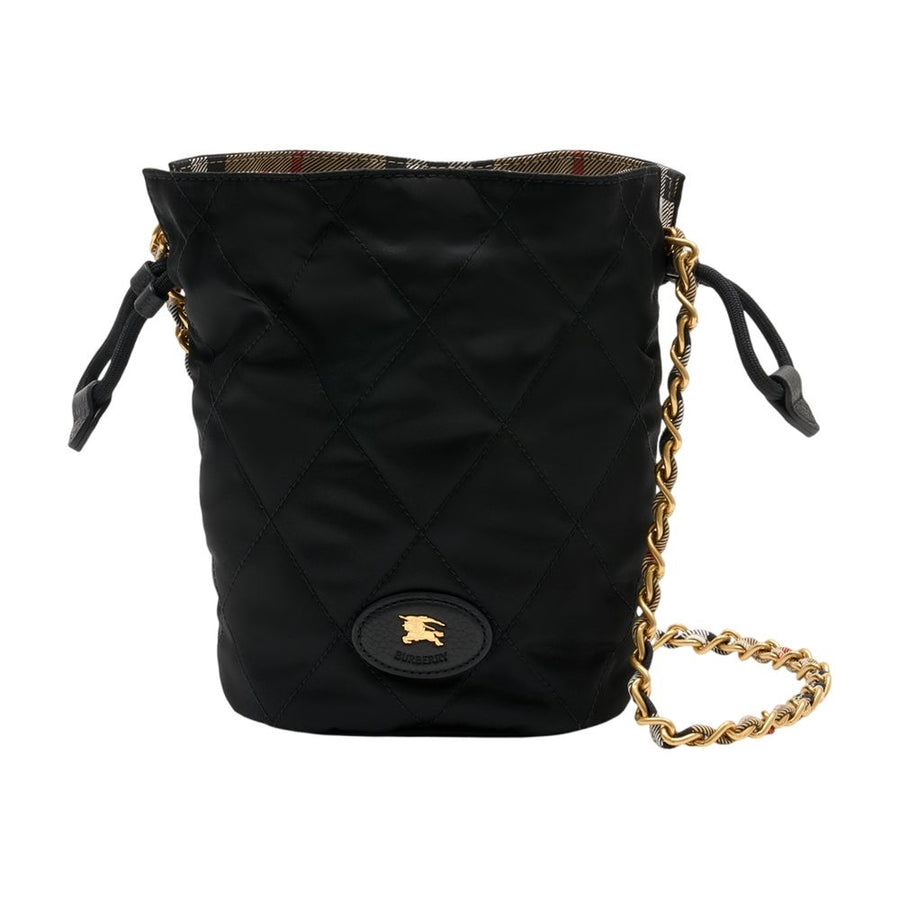 Burberry Synthetic bucket bag in black