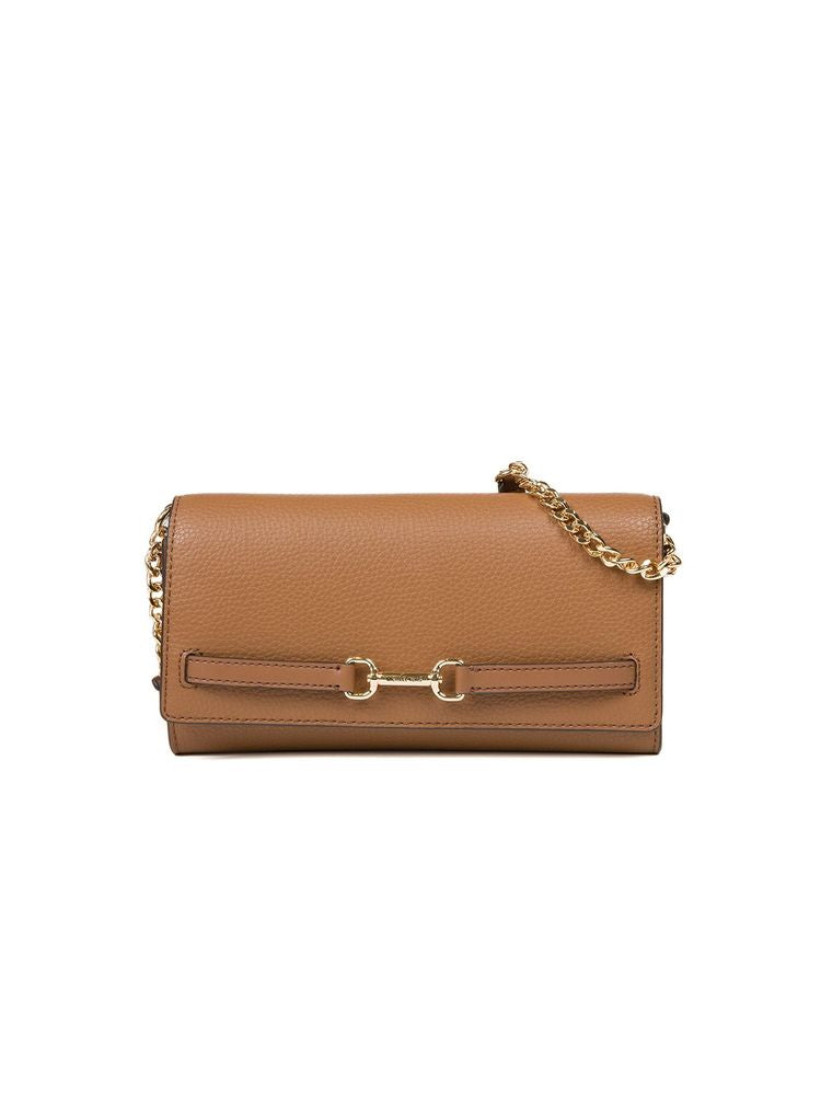 Michael Kors 100% Leather wallet in luggage