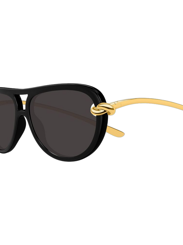 Bottega Veneta BV1418S Bio injection frame sunglasses in black
