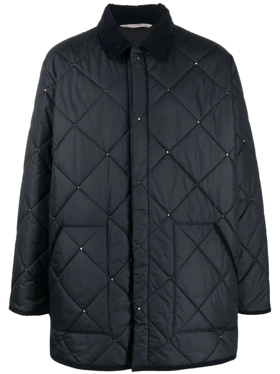 Valentino Cotton coat in navy