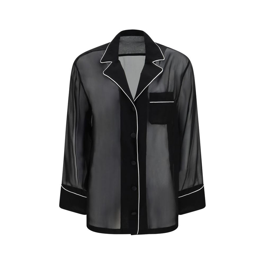 Dolce & Gabbana 100% Silk blouse in black