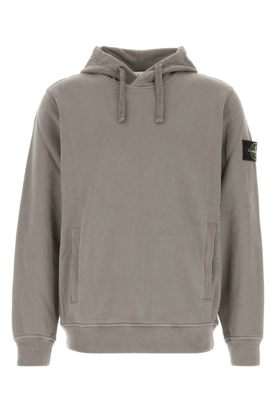 Grey Cotton Sweatshirt Exterior: Felpe