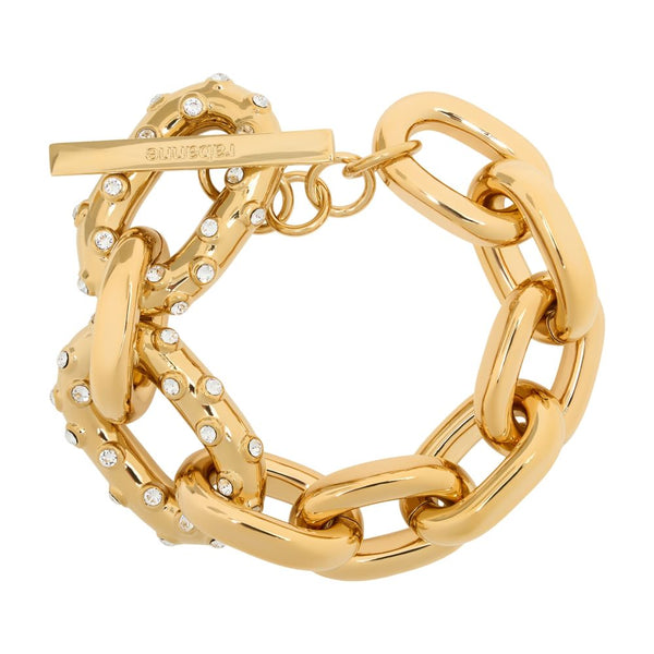 Rabanne metal bracelet in gold