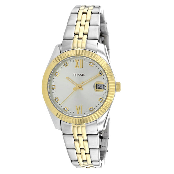 Fossil watch in silver