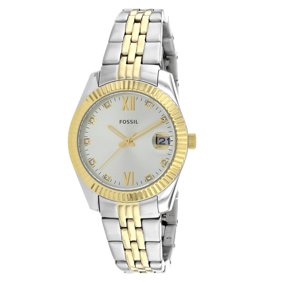 Fossil watch in silver