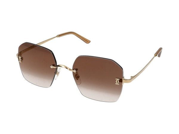 Cartier CT0591S Metal sunglasses in gold