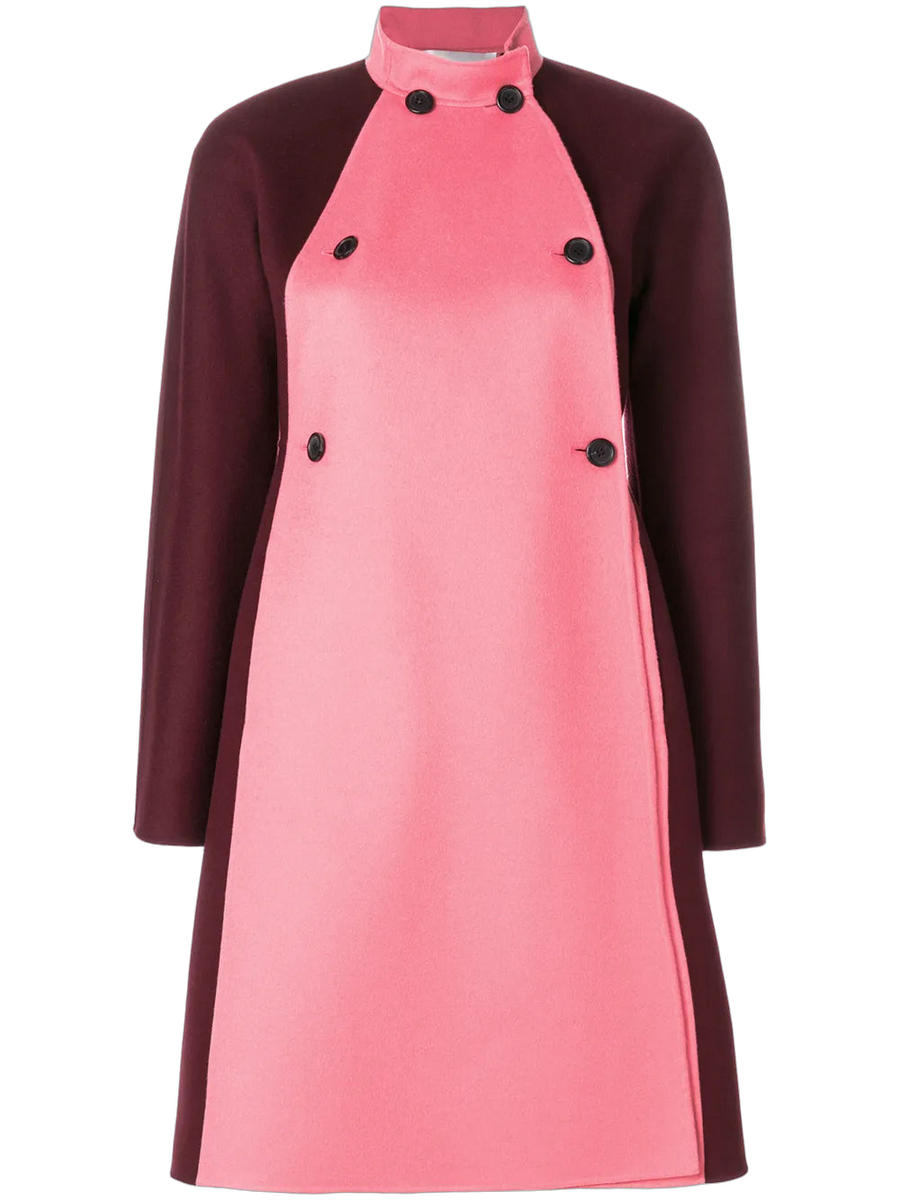 Valentino Wool and cashmere-blend coat in pink