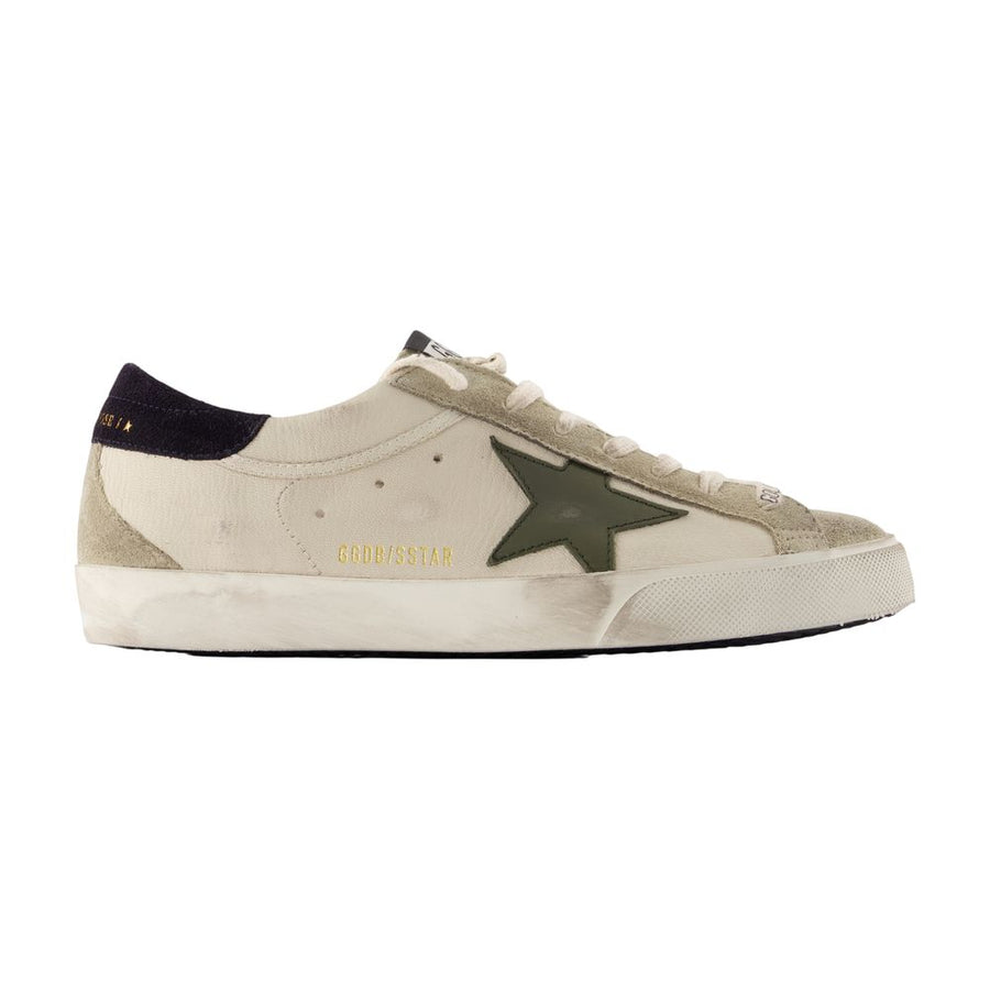 Golden Goose Deluxe Brand calfskin sneaker in beige