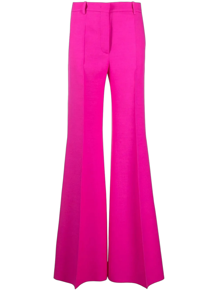 Valentino virgin wool trousers in pink