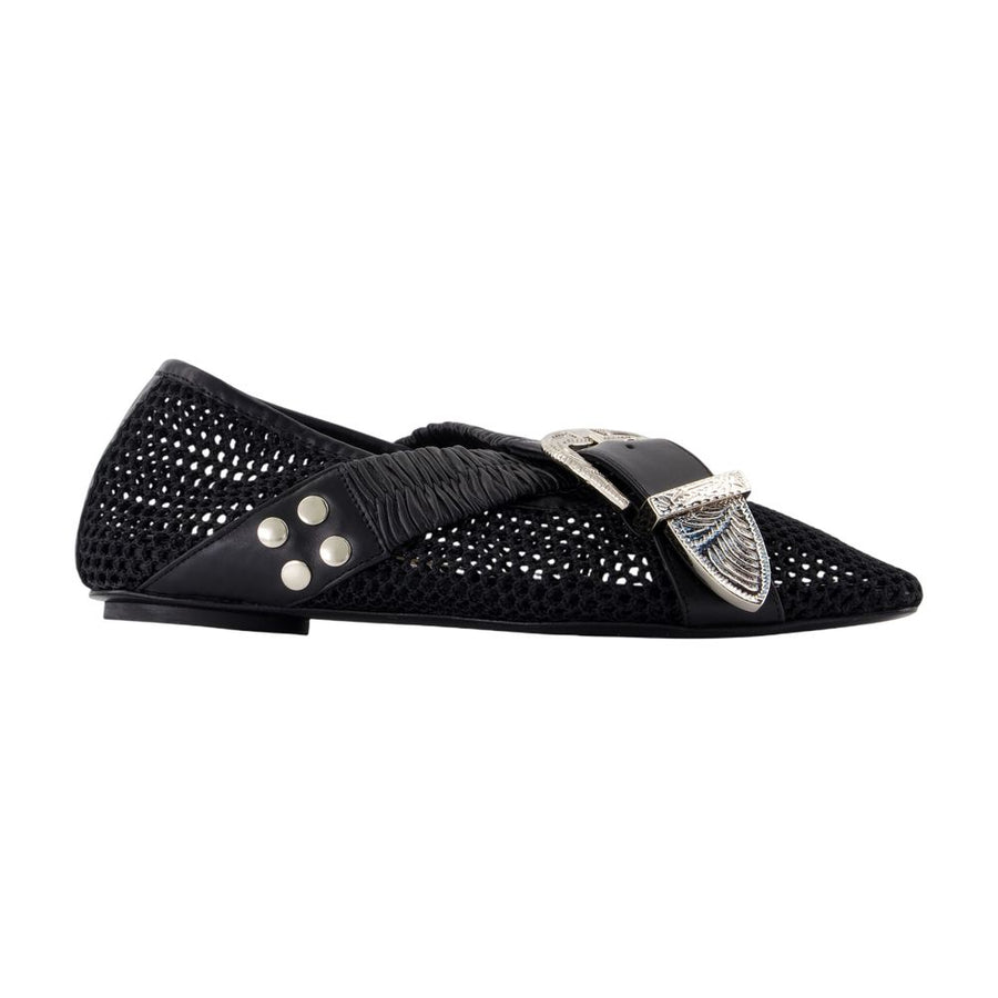 Toga Pulla Mesh flat in black