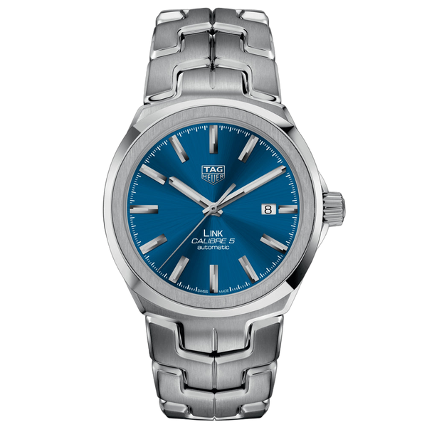 Tag Heuer Stainless steel case watch in blue