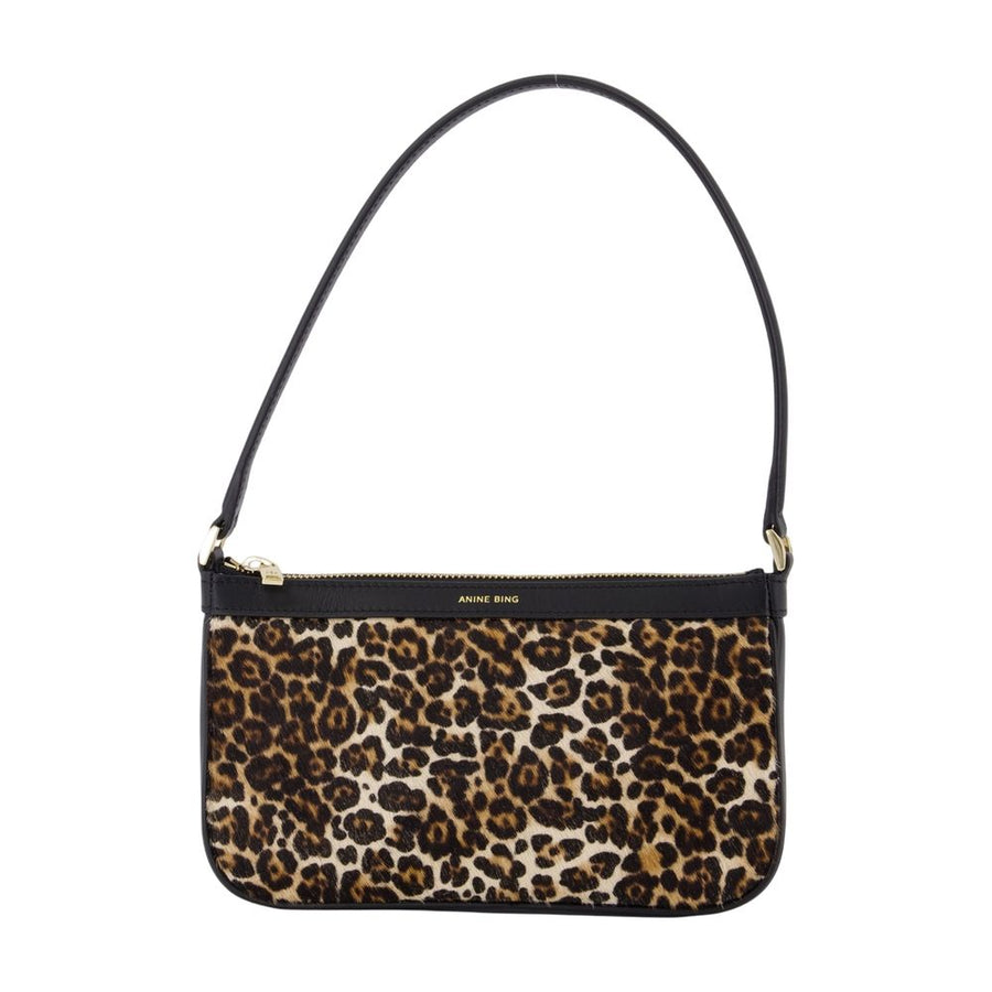 Anine Bing Calfskin shoulder bag in black