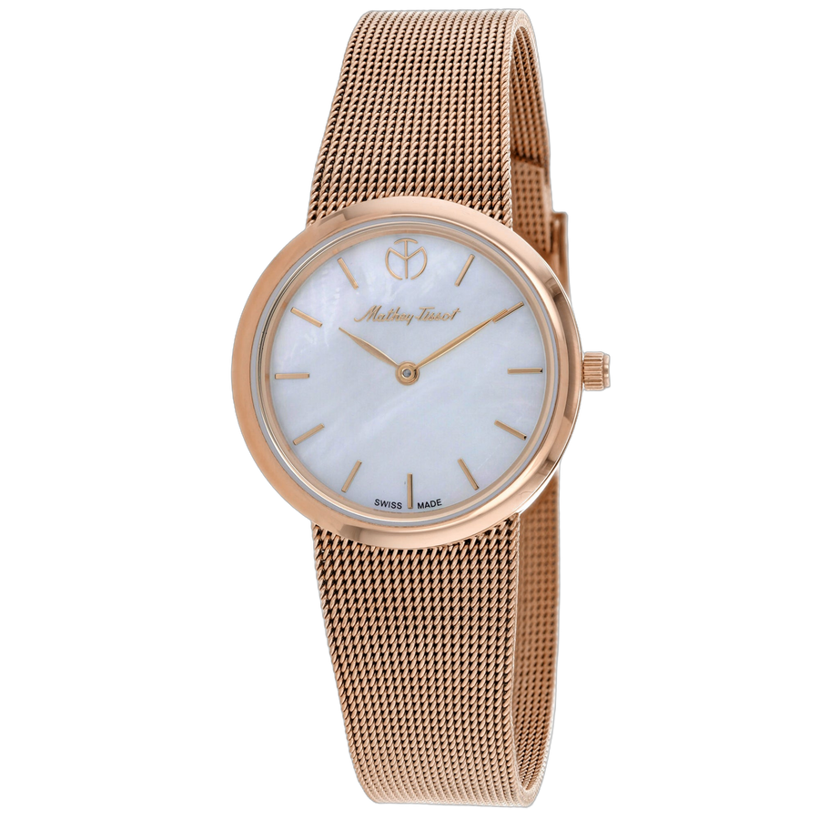 Mathey Tissot Stainless steel case watch in rose gold
