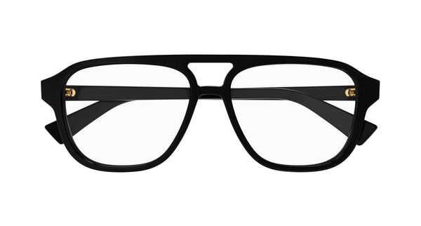 Bottega Veneta BV1294O Recycled Acetate eyeglasses in black