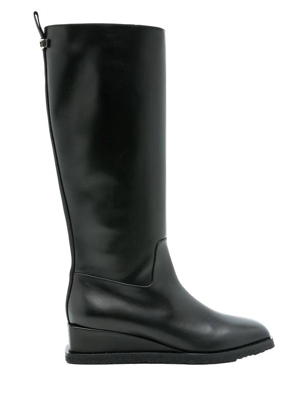 Ferragamo Calf leather boot in black
