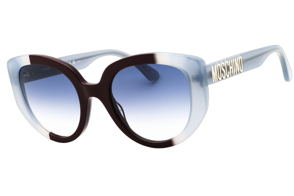 Moschino Plastic frame sunglasses in brown