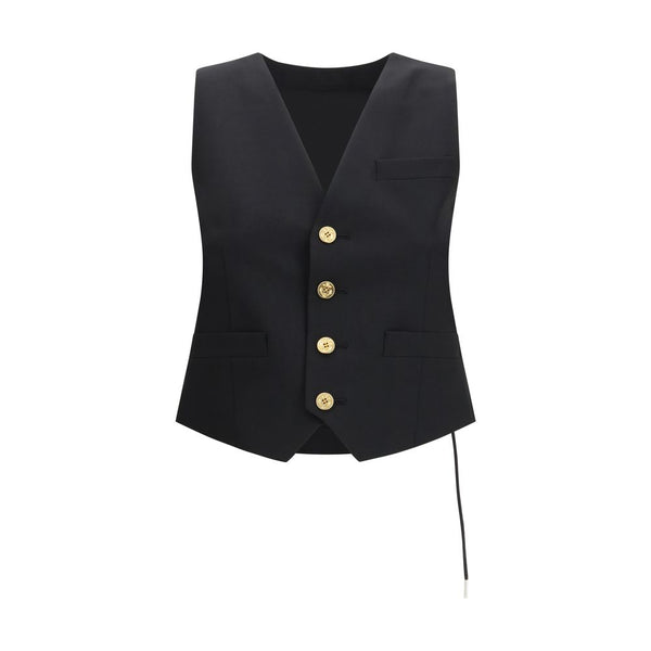 Sacai 70% Polyester vest in black