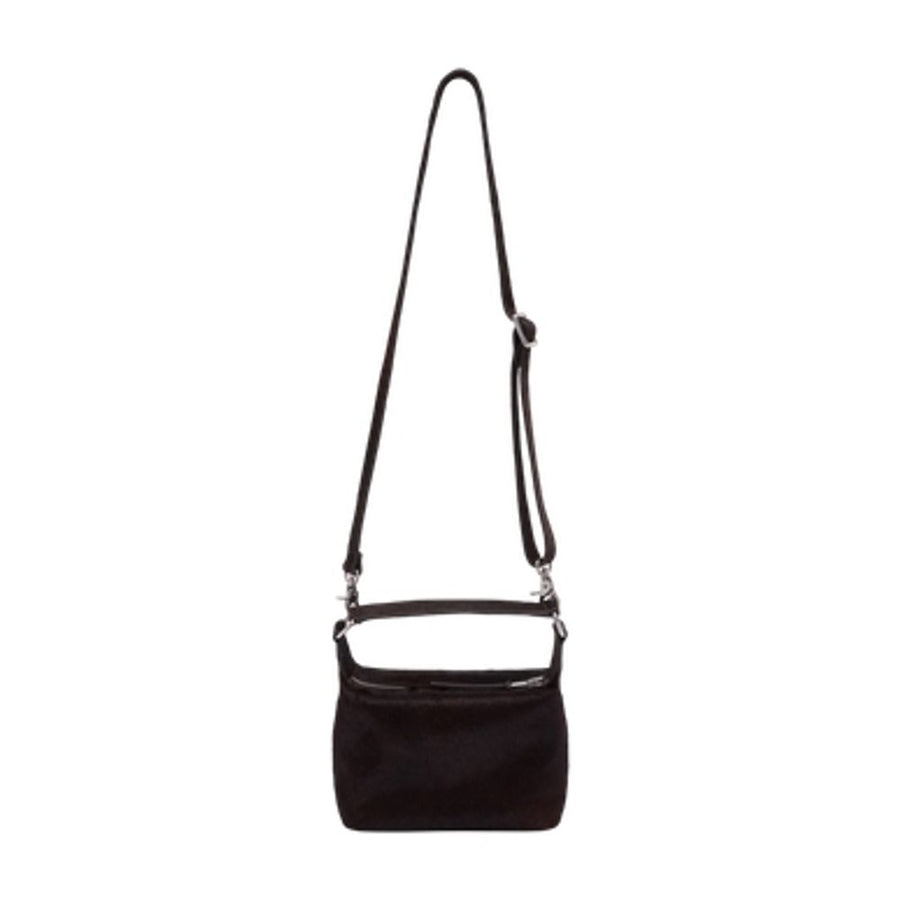 SamsøE SamsøE Calfskin shoulder bag in brown
