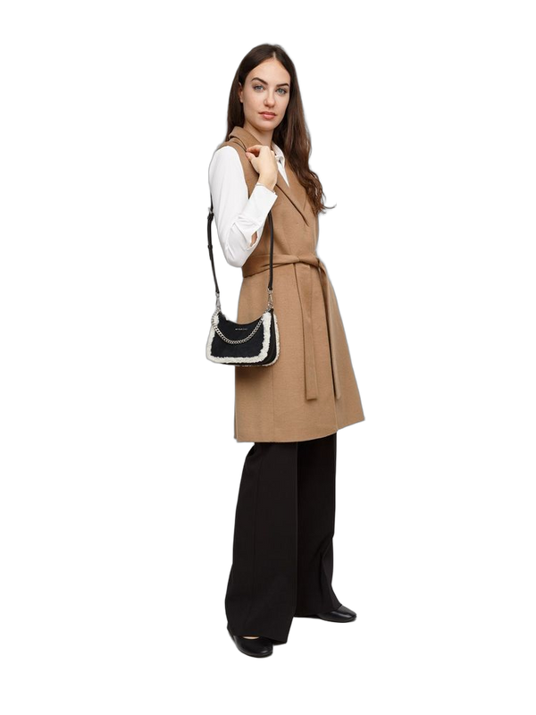 Michael Kors 100% Suede crossbody bag in black