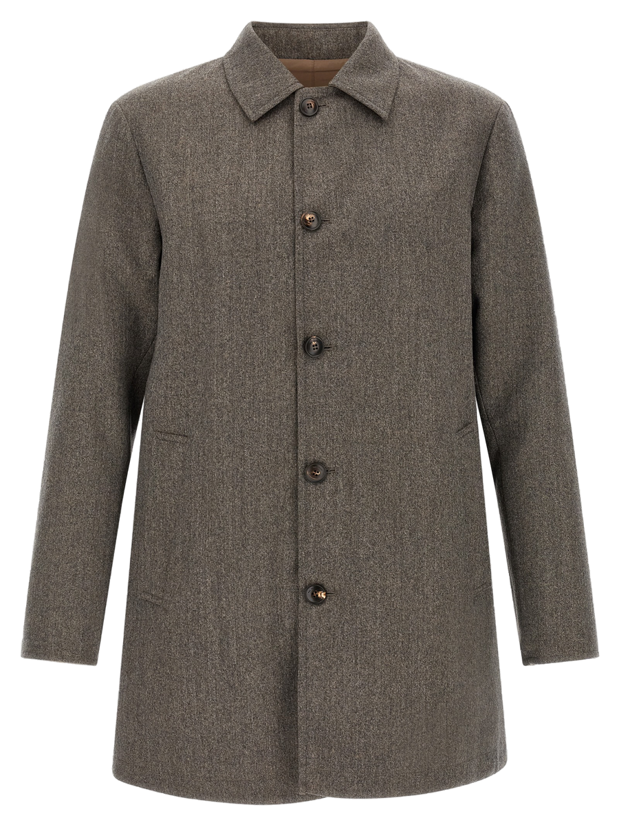 Pal Zileri 100% wool coat in brown