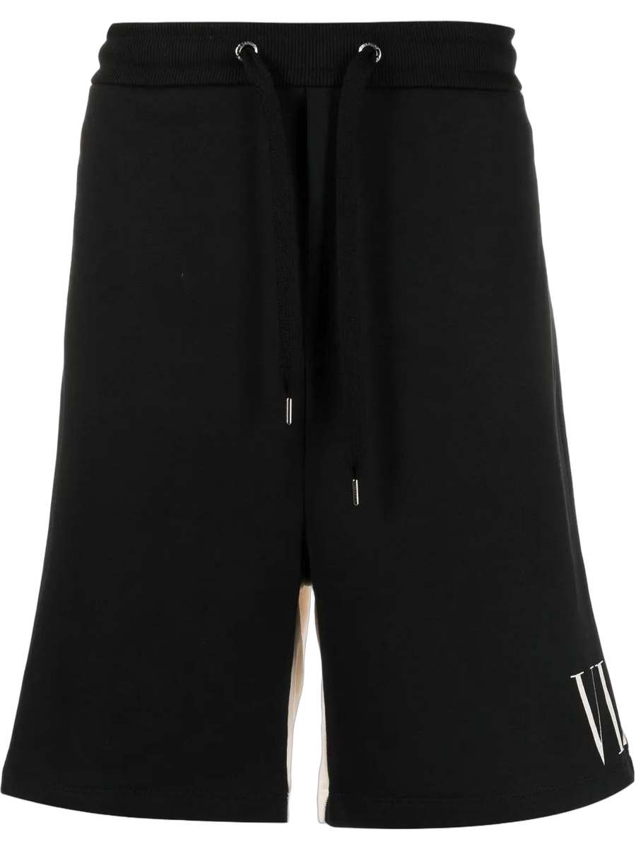Valentino Cotton shorts in black